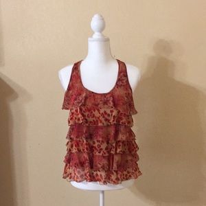 Summer blouse with ruffles